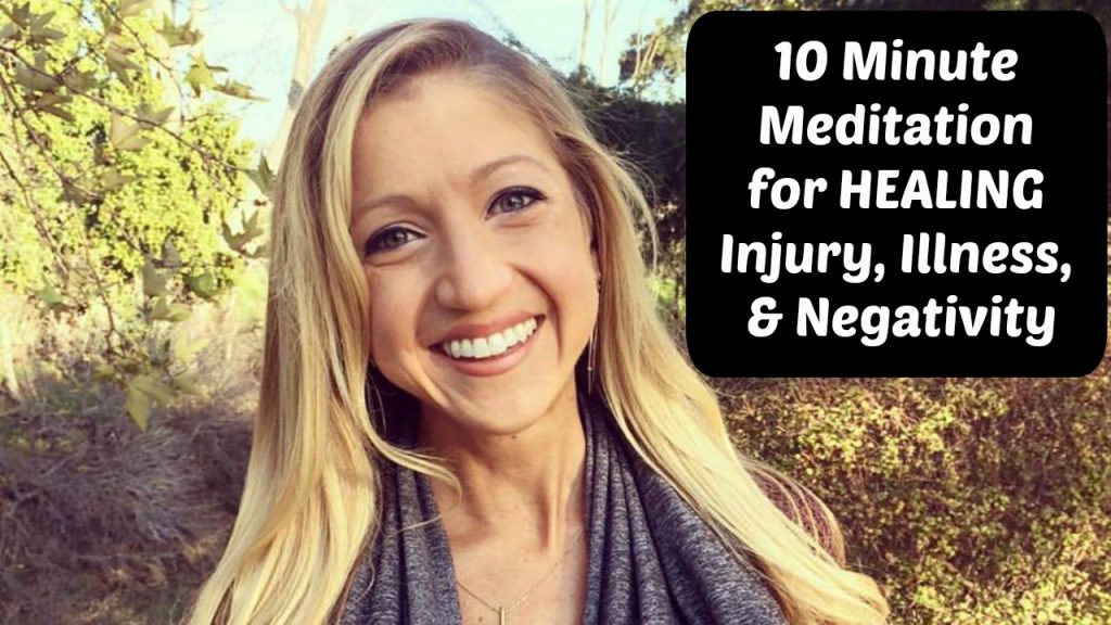 10 Minute Self Healing Meditation for Relief from Injury, Illness, Pain ...