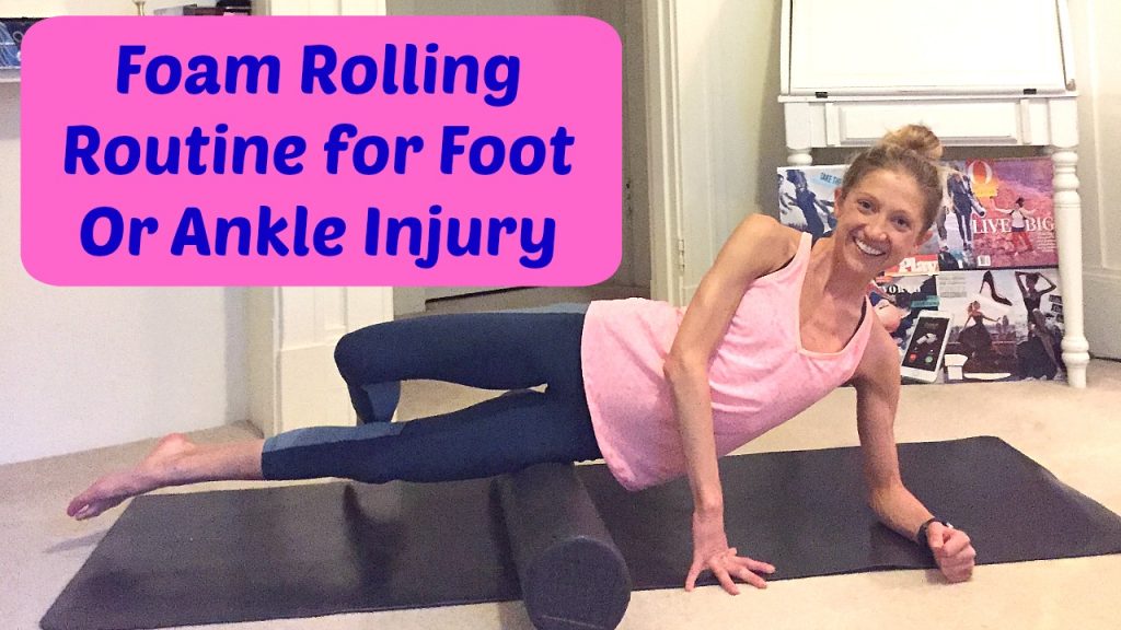 Foam Rolling Routine for Hurt Foot or Ankle Injury. Help Your Body Feel ...