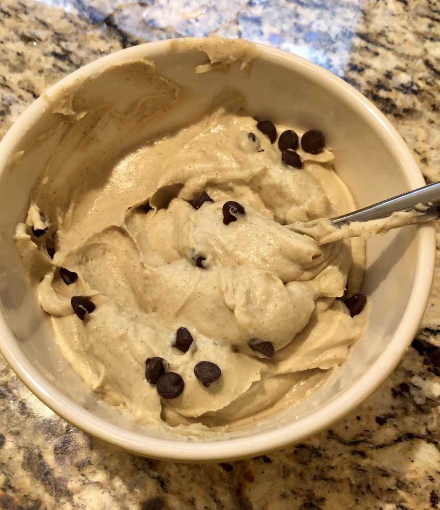 Healthy Cookie Dough Recipe. A High Protein, Vegan, Low Sugar Treat