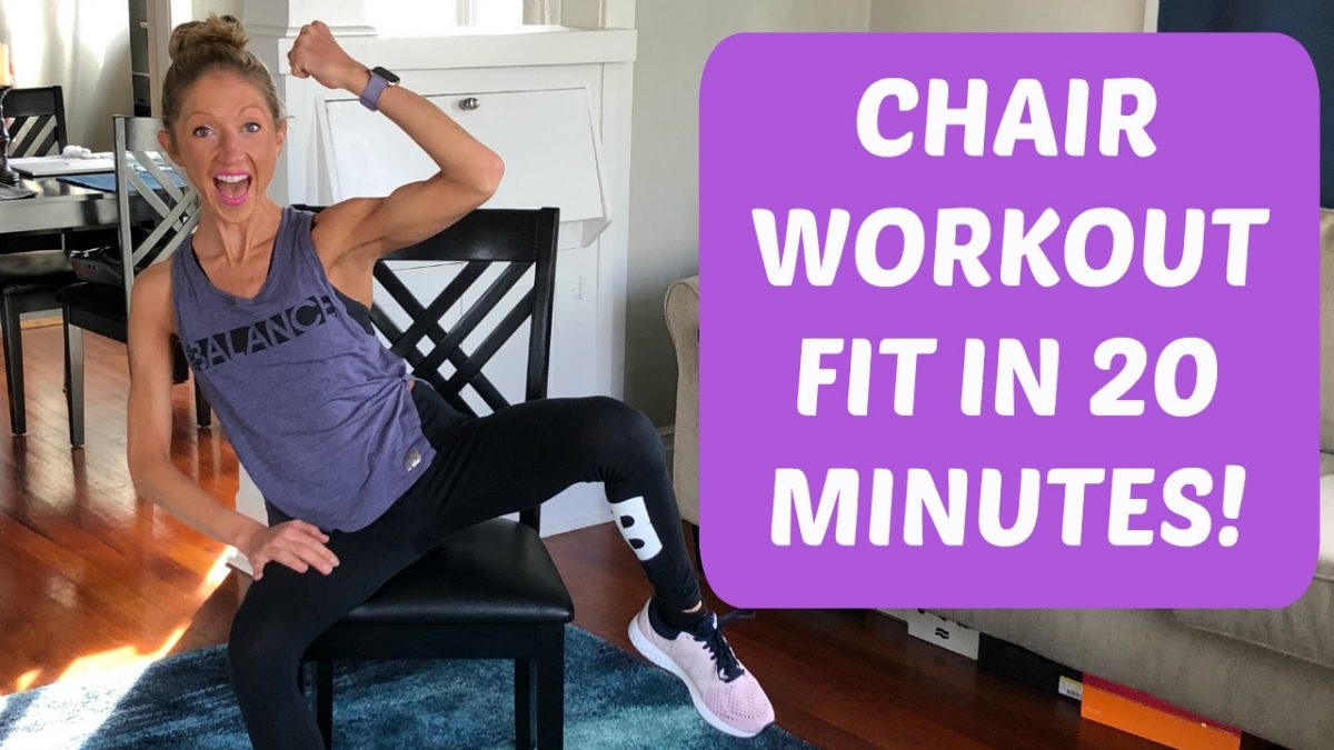 Chair Workout Video Sit And Get Fit In 20 Minutes With This Chair Cardio Exercise Routine 