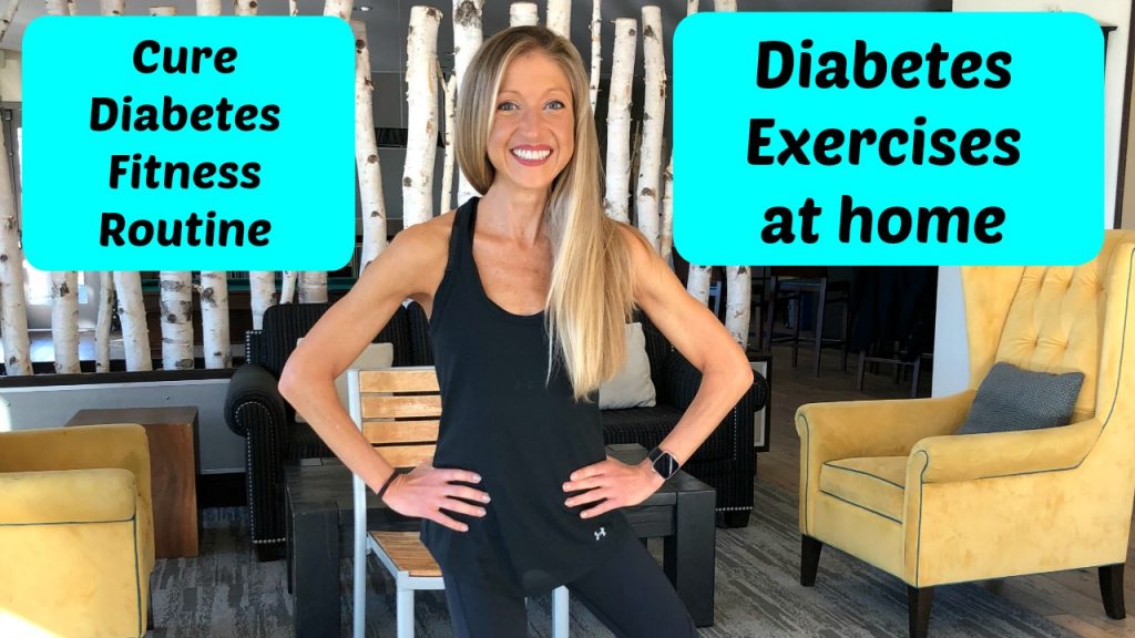 Image showcasing Diabetes exercises at home. Cure diabetes forever with this routine.