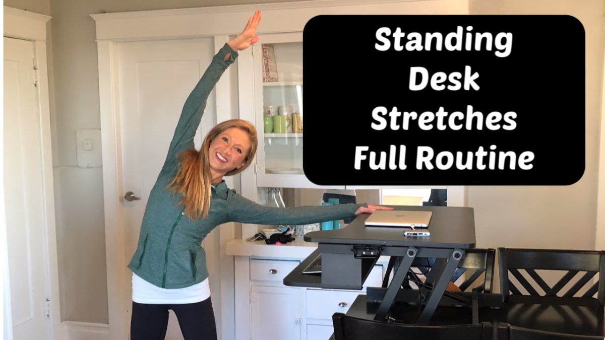Standing Desk Stretches. The Pros and Cons of Standing to Work.