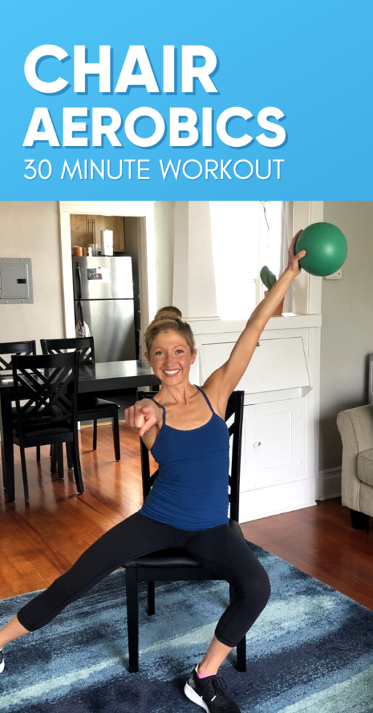 Chair Aerobics 30 Minute Workout - Caroline Jordan