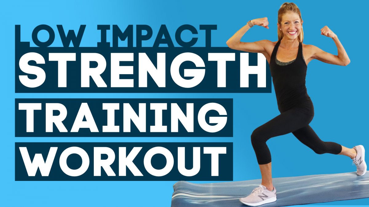 Low Impact Strength Training Workout.Total Body No Equipment