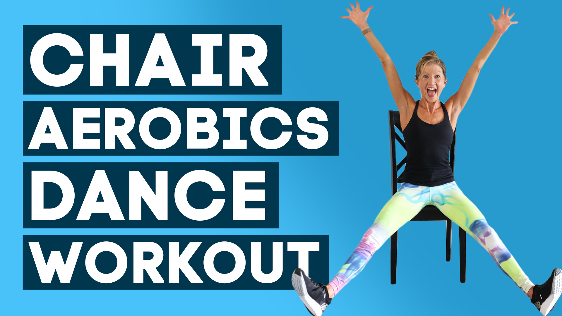 Chair Fitness Aerobics Workout, Sit Dance Exercise Get Fit