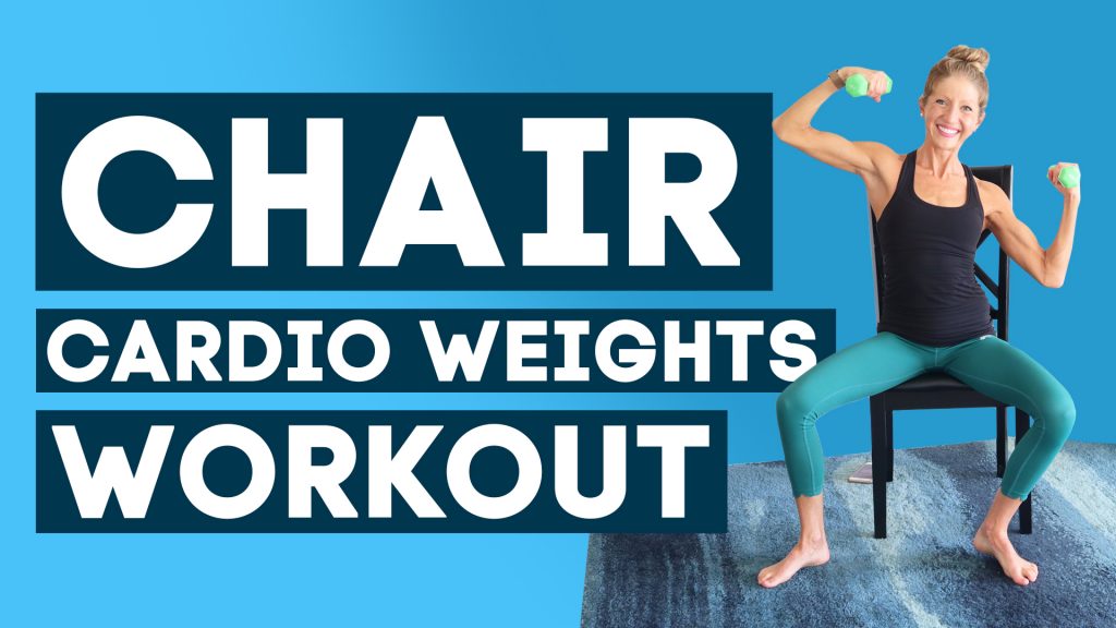Chair Cardio Weights Workout 2040 Minute Seated Fitness Class