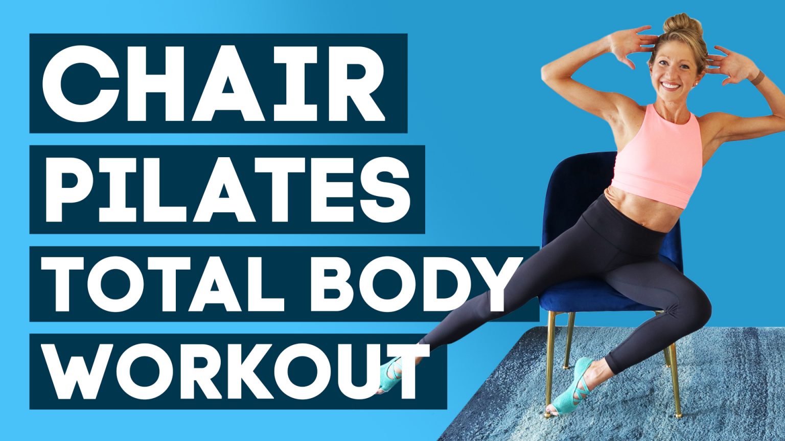 Chair Pilates Workout. Total Body Seated Fitness Class Caroline Jordan
