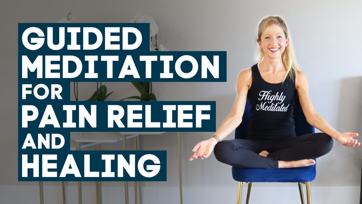 Guided Meditation For Pain Relief and Healing (10 Minutes) - Caroline ...