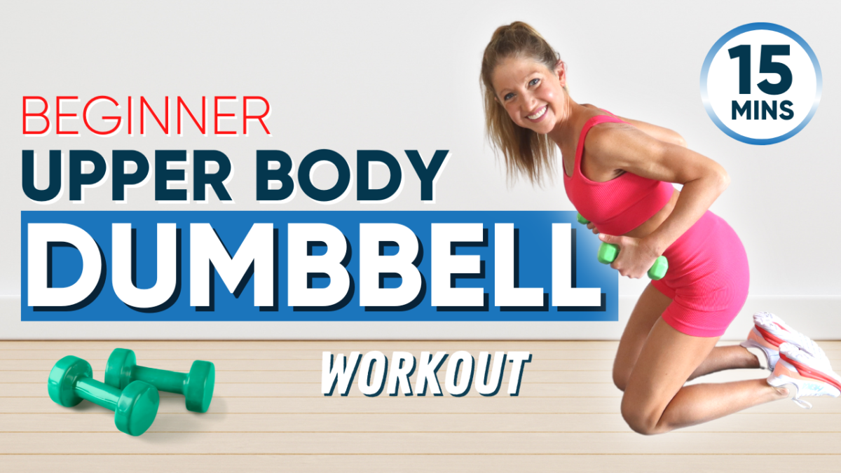 Upper body workout with dumbbells for beginners 15 minutes (FOLLOW ...