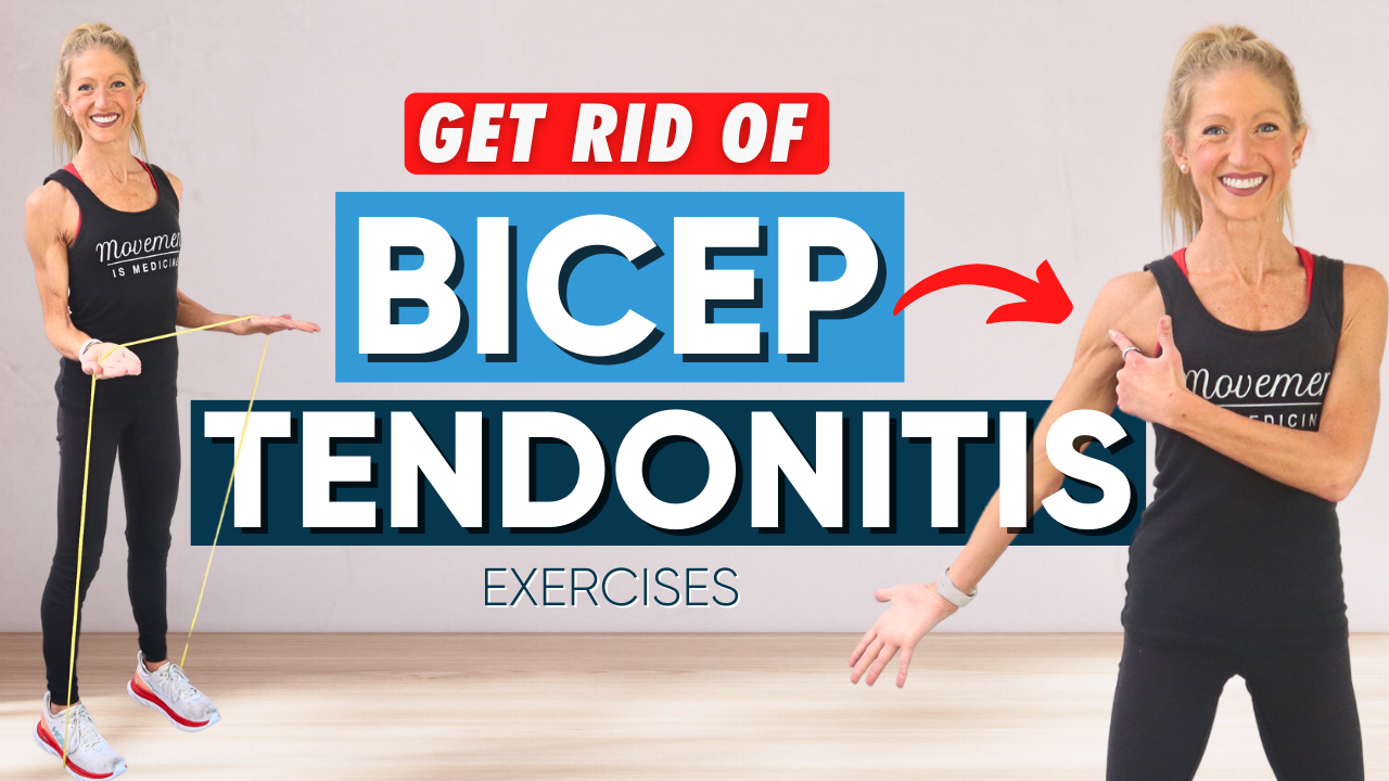 Get rid of bicep tendonitis exercises