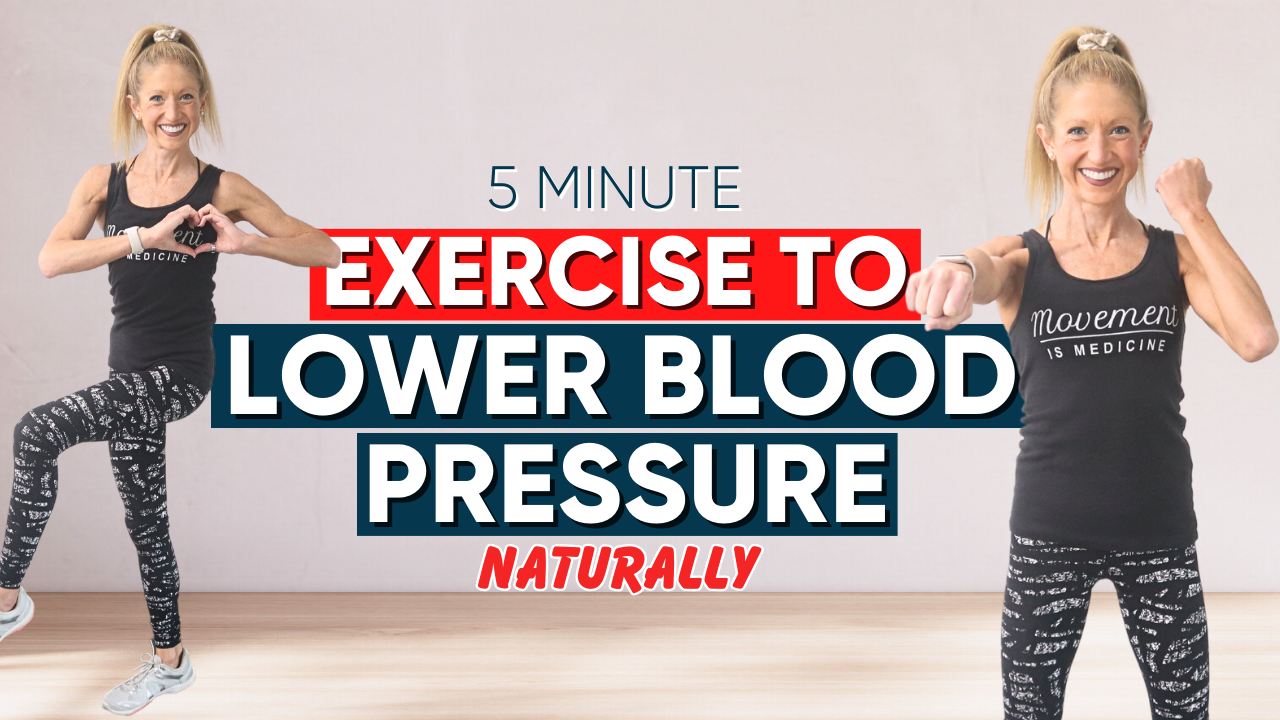 5 minute exercise to lower blood pressure naturally