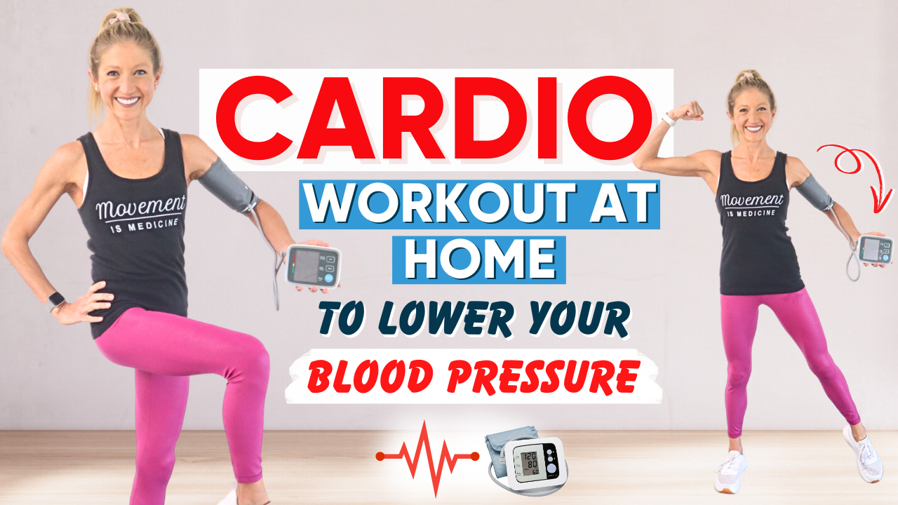 cardio workout at home to lower blood pressure