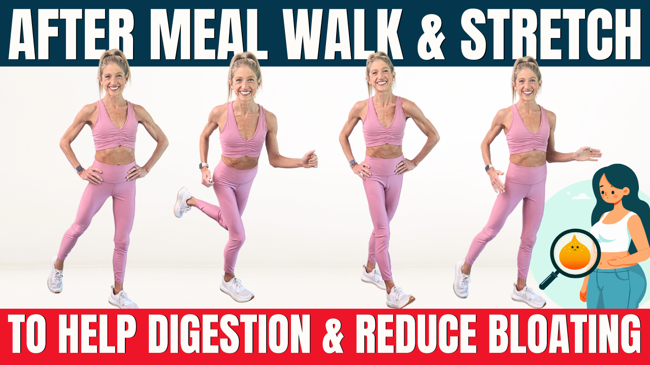 After Meal Walk & Stretch Gentle Routine to Help Digestion & Reduce Bloating