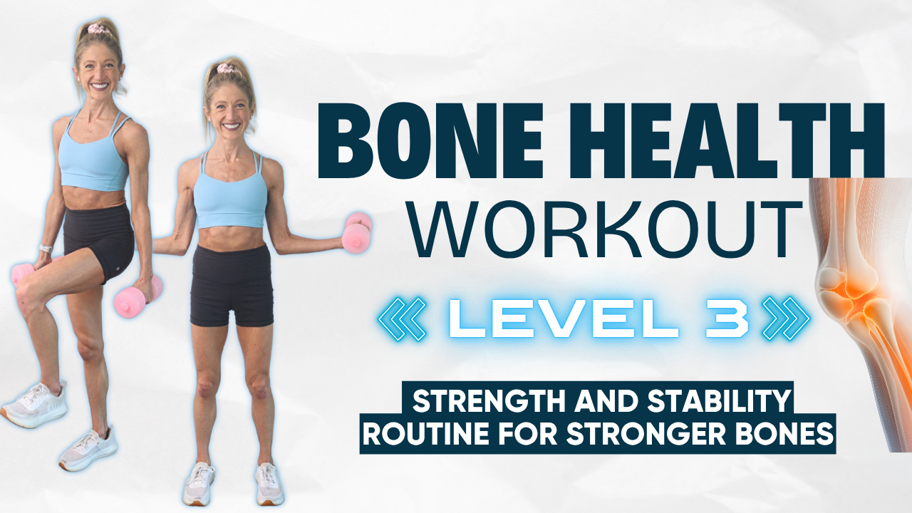 Bone Health Workout Level 3 _ Strength and Stability Routine for Stronger Bones